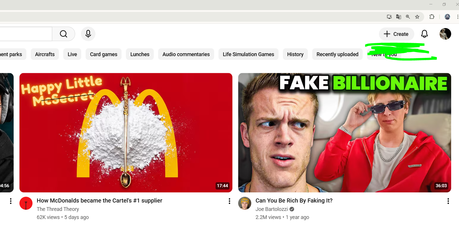 Confirm correct YouTube account